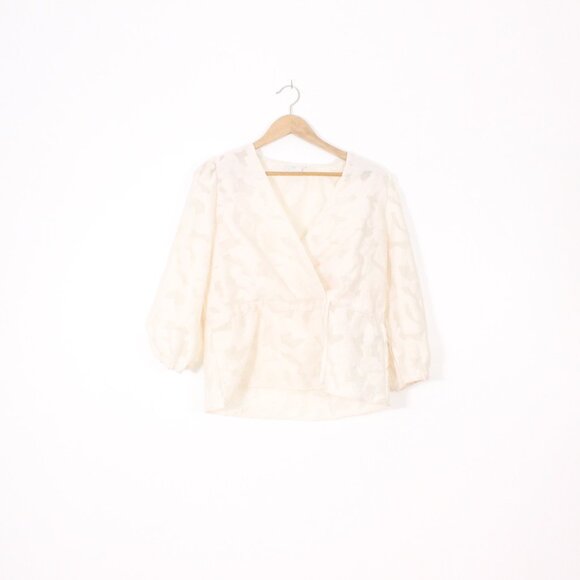 *KAFFE KARINA CREAM FLORAL BLOUSE - Picture 6 of 11